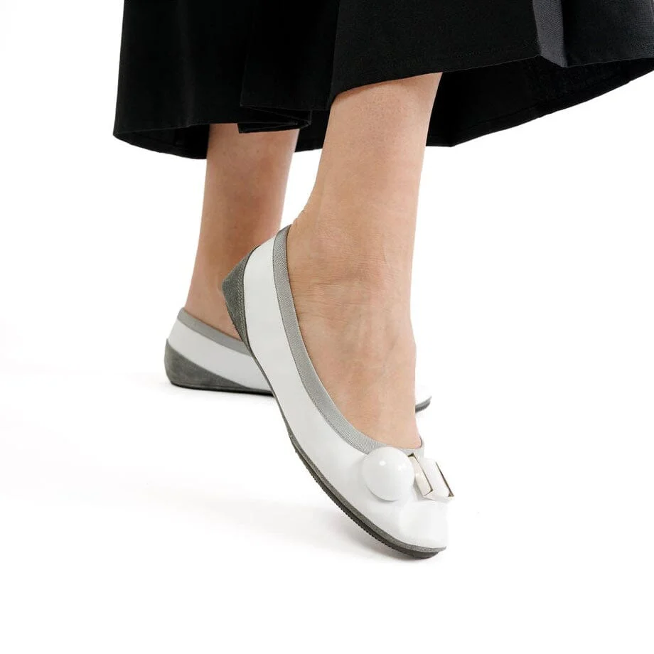 DOVE NUOTANO GLI SQUALI - Ballerina Becky - Bianco - immagine 4