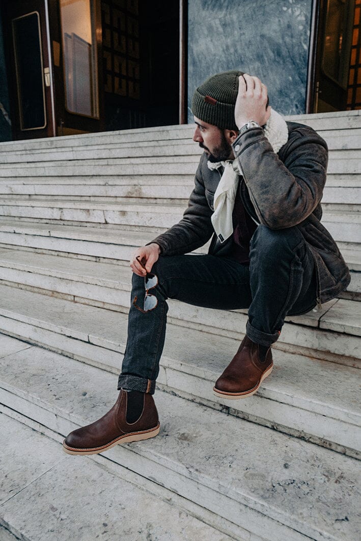 RED WING SHOES - Polacco Chelsea 3190 - Amber - immagine 4