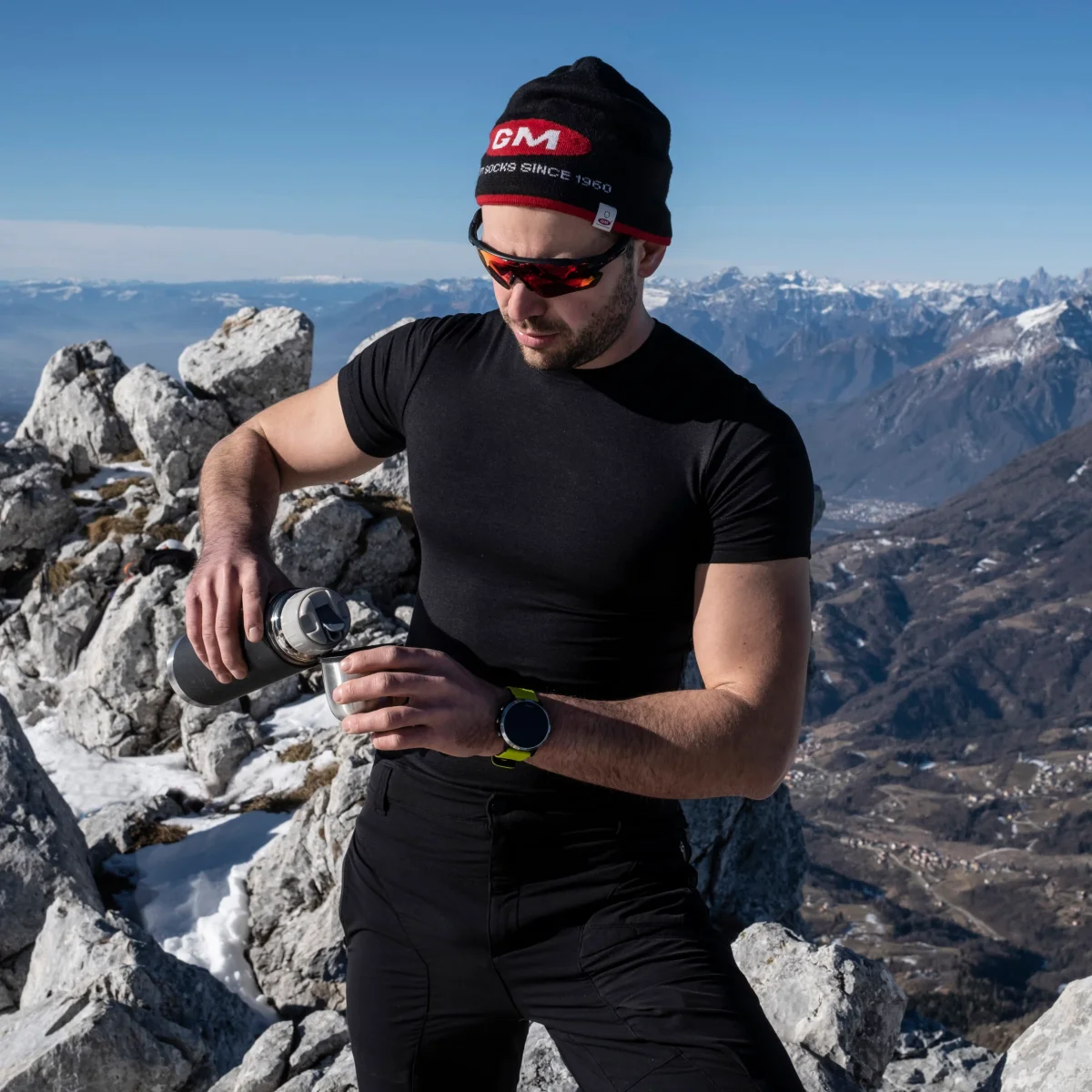 Top Performance Underwear 3520 | T-shirt termica da uomo in cashmere, seta e lana vergine merino fine - immagine 3