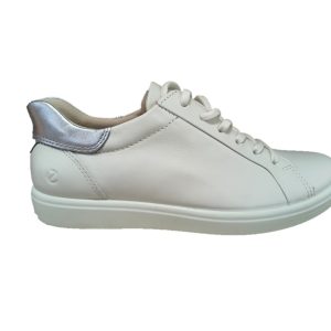 Ecco sneakers donna soft 7 w 470843 white pure silver