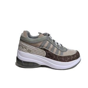 Fornarina sneakers donna Up Patchwork military sand