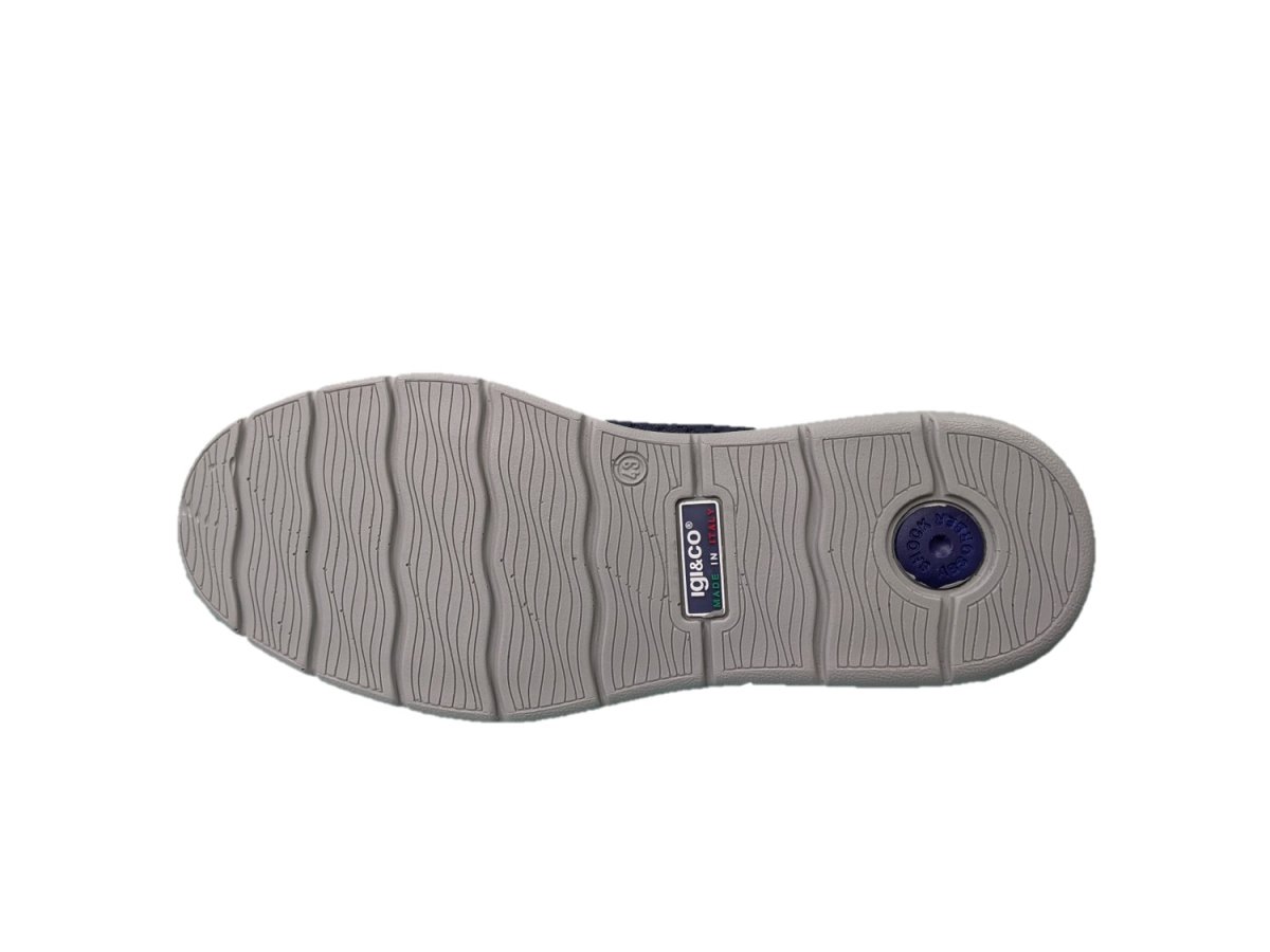 Igi&Co scarpe stringate uomo 7608311 blu - immagine 4