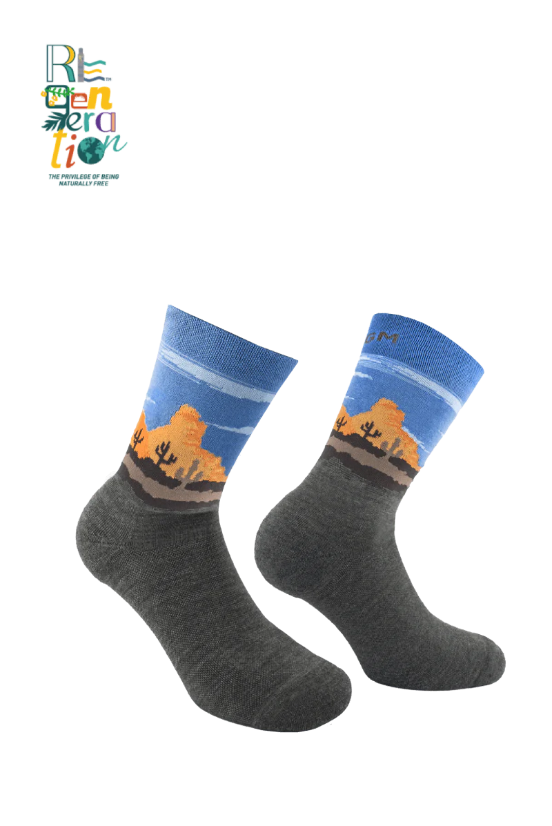 Reactive Desert 6300 | Lose your path. Calzini tecnici in lana vergine merino fine - immagine 2