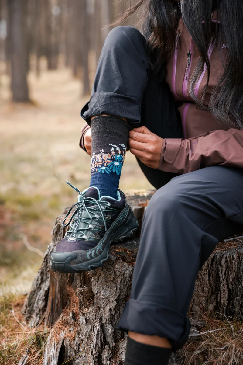 Reactive Blossom 6300 | Calzini tecnici in lana vergine merino fine - immagine 6