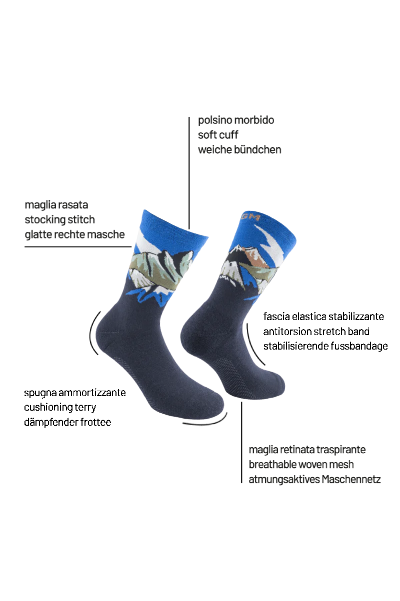 Reactive Berg 6300 | Challenge yourself. Calzini tecnici in lana vergine merino fine - immagine 3