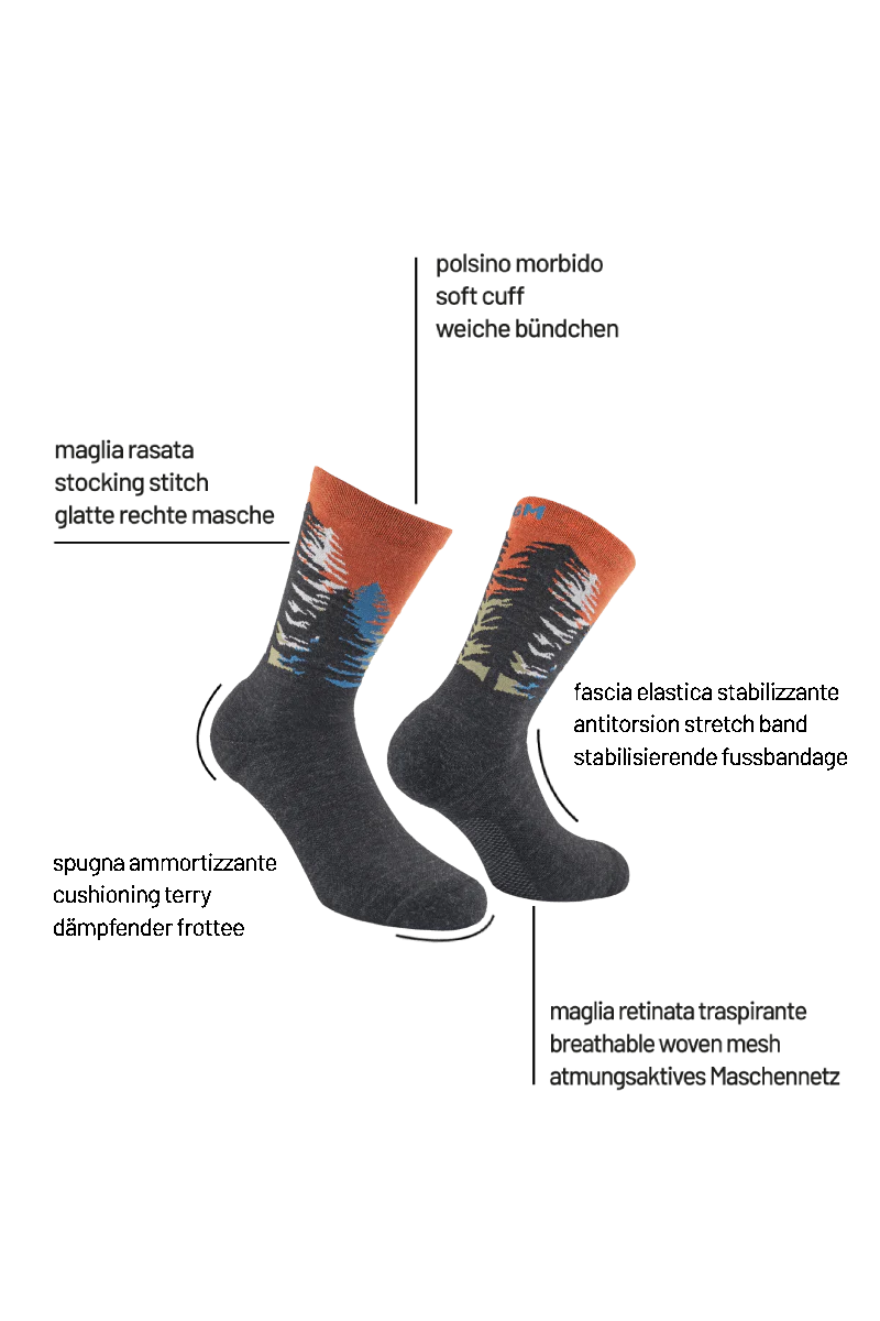 Reactive Wald 6300 | Back to the origins. Calzini tecnici in lana vergine merino fine - immagine 3