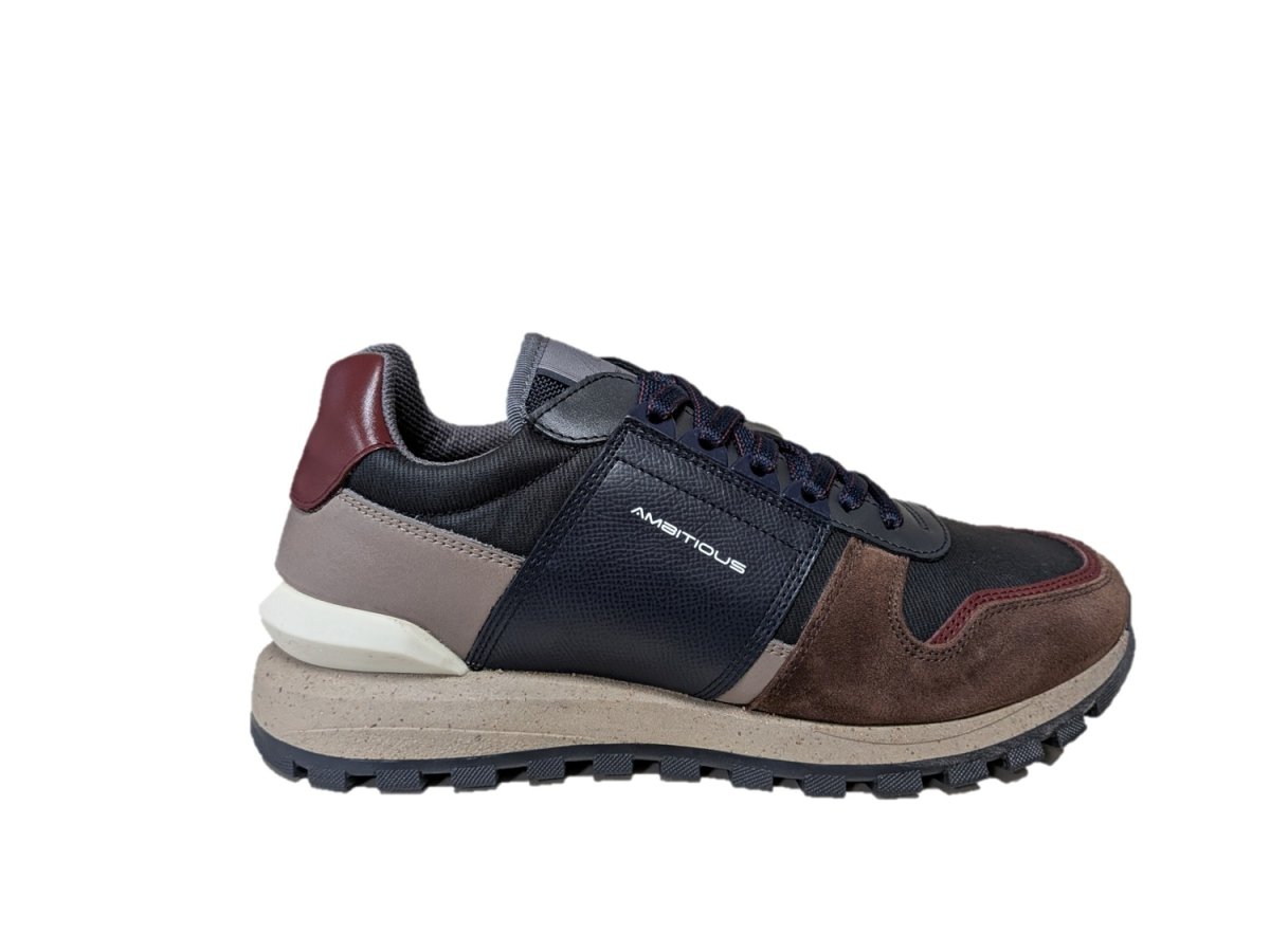 Ambitious sneakers uomo 11774a-3504am brown black combi