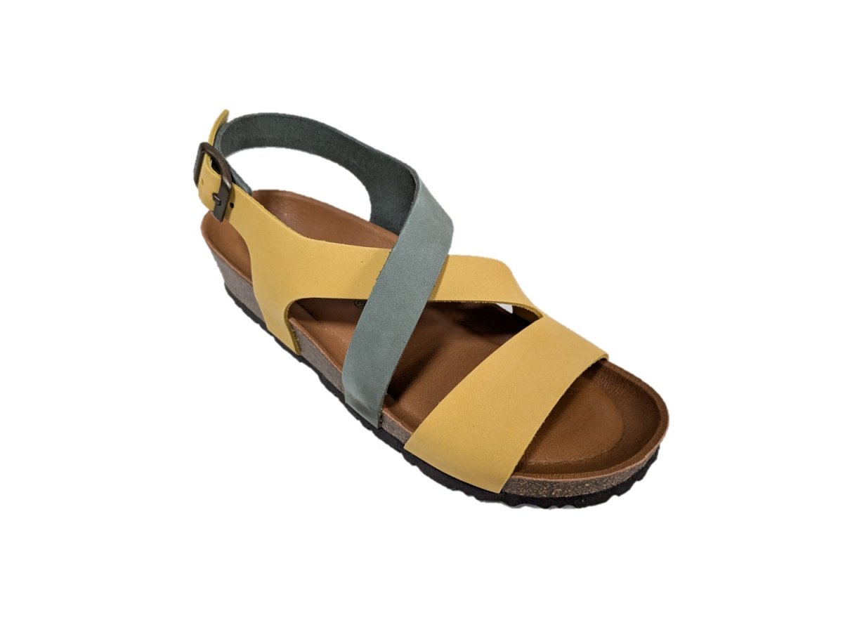 Grunland sandali donna sb0073 ocra salvia - immagine 4