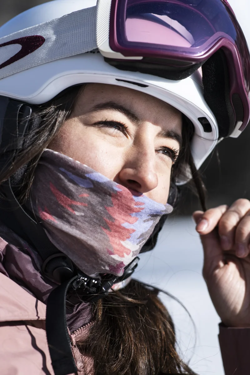 Bandana Wald 6541 | Scaldacollo multifunzione in lana vergine merino fine e poliestere - immagine 4