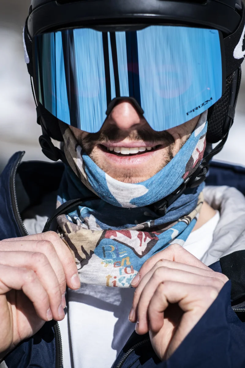 Bandana Berg 6541 | Scaldacollo multifunzione in lana vergine merino fine e poliestere - immagine 3