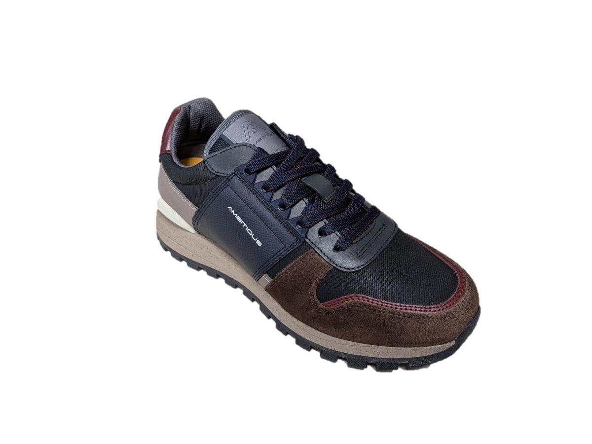 Ambitious sneakers uomo 11774a-3504am brown black combi - immagine 4