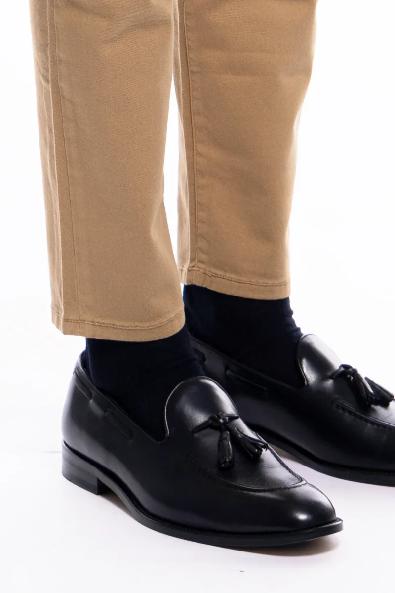 Jeans uomo cammello tinta unita modello 5 tasche slim fit estivo made in italy - immagine 6