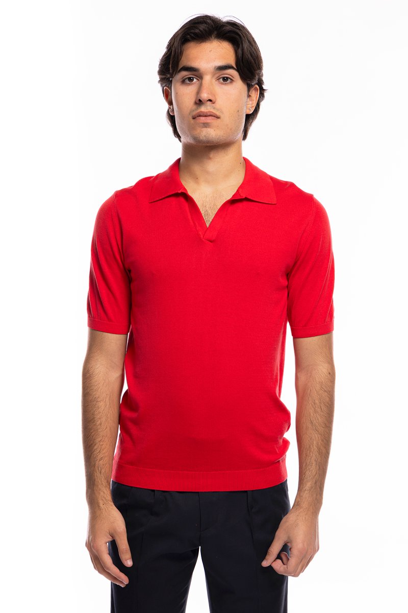 Polo da uomo Mezza manica in cotone 100% leggermente elastica Made in Italy - immagine 7