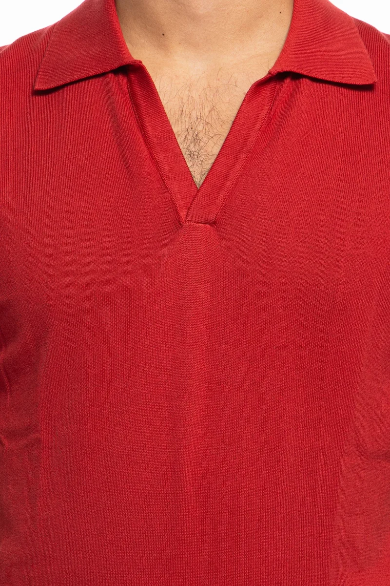 Polo da uomo Mezza manica in cotone 100% leggermente elastica Made in Italy - immagine 5