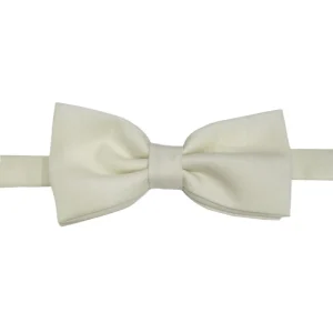 Papillon uomo bianco in fresco lana super 130’s