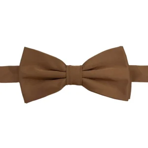 Papillon uomo arancio effetto seta