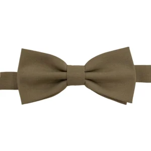 Papillon uomo cammello tinta unita in misto fresco lana