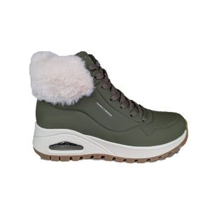 Skechers polacchini donna 167274 uno rugged olive