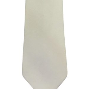 Cravatta uomo bianca tinta unita 8cm da cerimonia elegante fresco lana super 120’s
