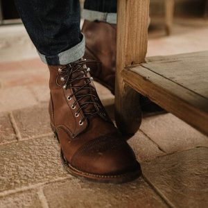 RED WING SHOES - Polacco Iron Ranger 08111 - Amber