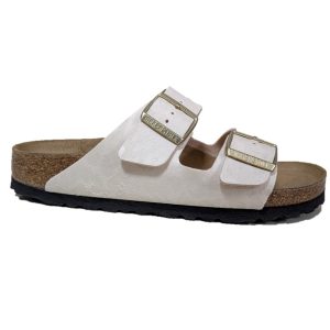 Birkenstock ciabatte Arizona 1030564 leo eggshell