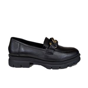 Melluso 034340z nero mocassini donna