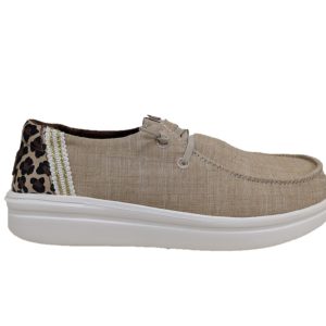 Hey Dude sneakers donna wendy rise animal tan multi
