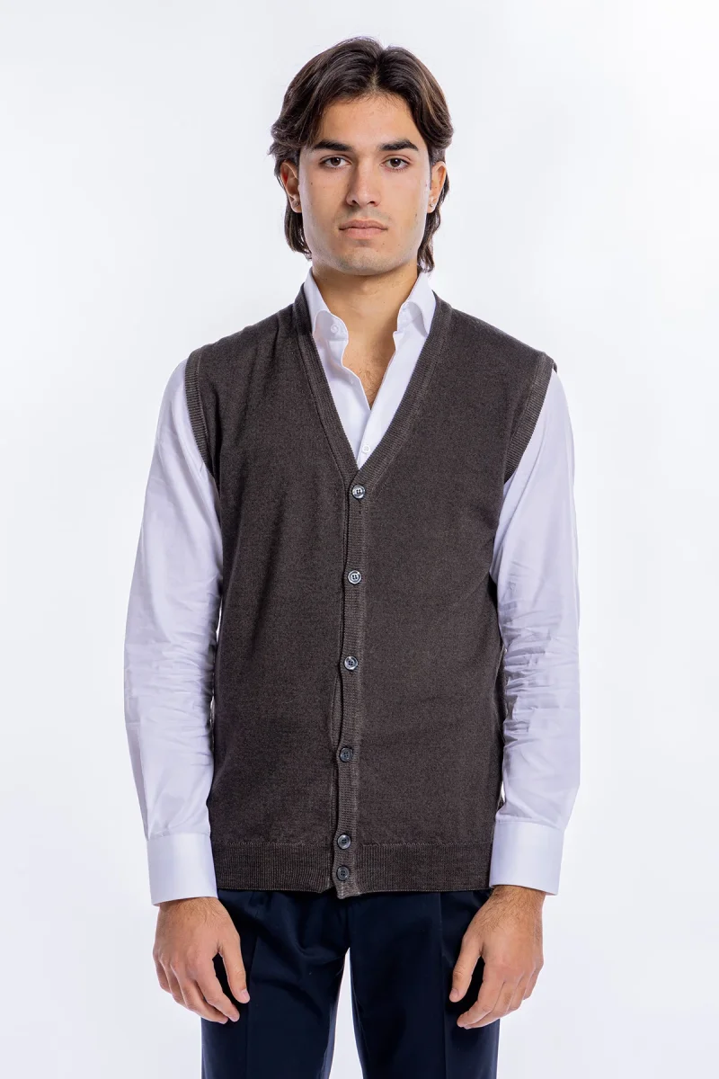 Cardigan Da Uomo modello gilet - immagine 6