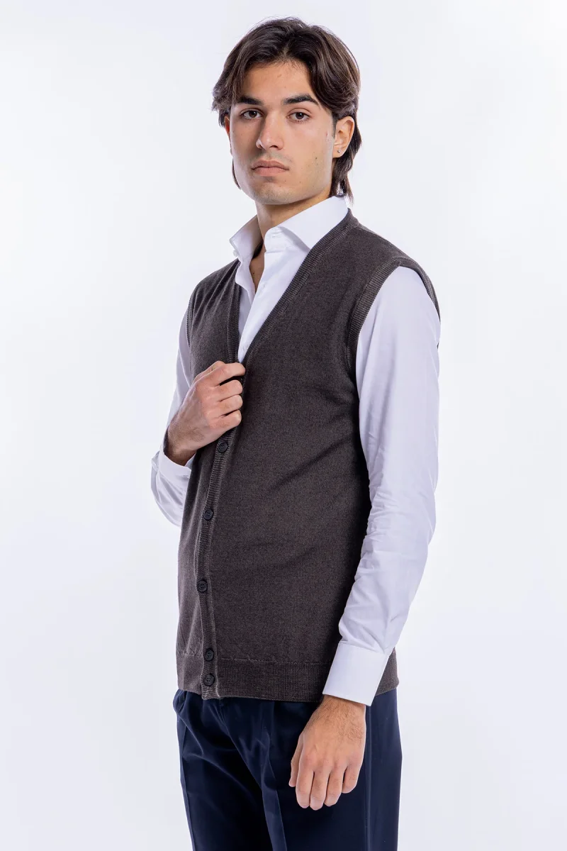 Cardigan Da Uomo modello gilet - immagine 7