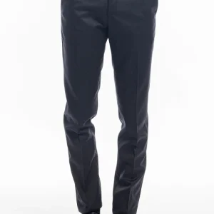 Pantalone uomo grigio tasca america in fresco lana super 130’s Vitale Barberis Canonico