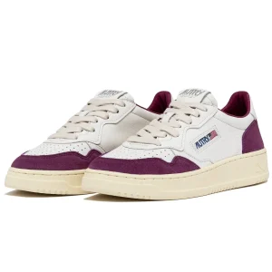 AUTRY - AULW GS39 - Sneakers - LOW WOM GOAT - Bianco Scarlatto