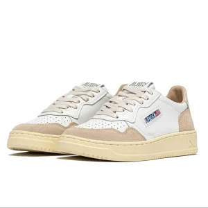 AUTRY - AULW LS14 - Sneakers MEDALIST - Bianco Tortora