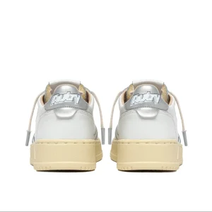 AUTRY - AULW TB02 - Sneakers MEDALIST - Bianco argento