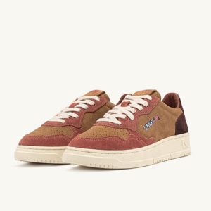 AUTRY -  AULW TS20 - Sneakers  MEDALIST -  Cuoio Rosa Bordeaux