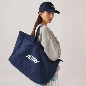 AUTRY - BAPU 089R - Borsa nylon blu