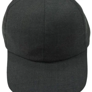 Cappello da uomo Verde modello Baseball in pura lana flanella Carillo Drapers made in italy tinta unita