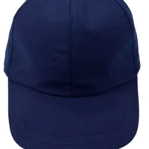 Cappello da uomo royal blu modello Baseball in pura lana flanella Carillo Drapers made in italy tinta unita