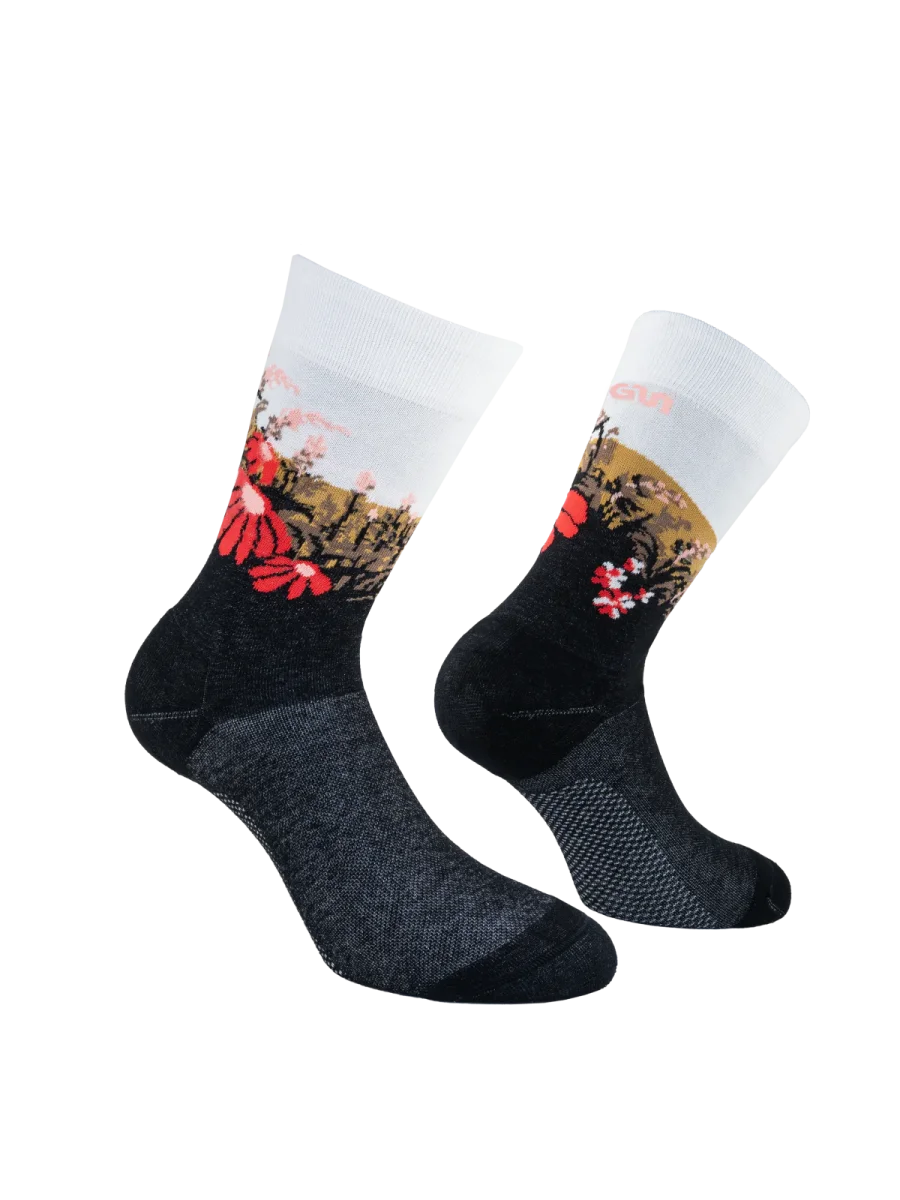 Reactive Blossom 6000 | Flourish and inspire. Calzini tecnici in cotone biologico pettinato - immagine 4