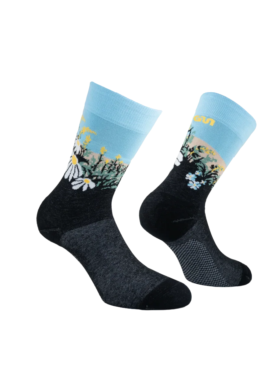 Reactive Blossom 6000 | Flourish and inspire. Calzini tecnici in cotone biologico pettinato