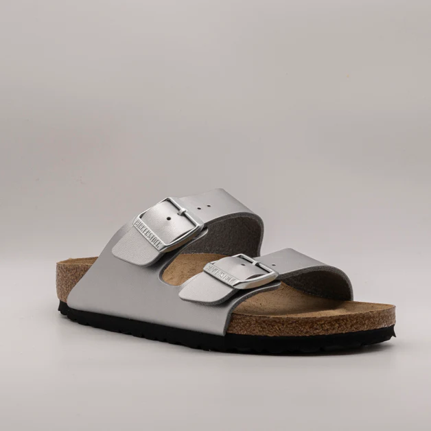 Birkenstock Arizona sandali argento