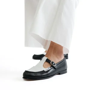 HENDERSON - Mocassino - Colette - Bicolor Bianco Nero