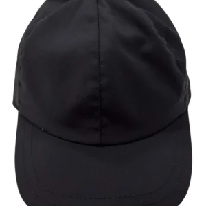 Cappello da uomo Nero modello Baseball in fresco lana Carillo Drapers made in italy tinta unita