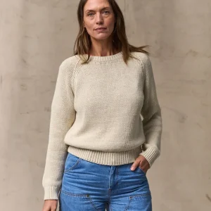 WOMEN'S COTTON CREWNECK SWEATER