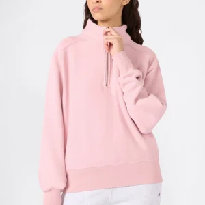 Women’s Heavyweight Half-Zip Fleece Sweatshirt Reverse Weave