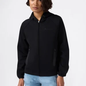 Women’s Full Zip Hoodie Stretch Poly-Cotton Sweatshirt C-Tech