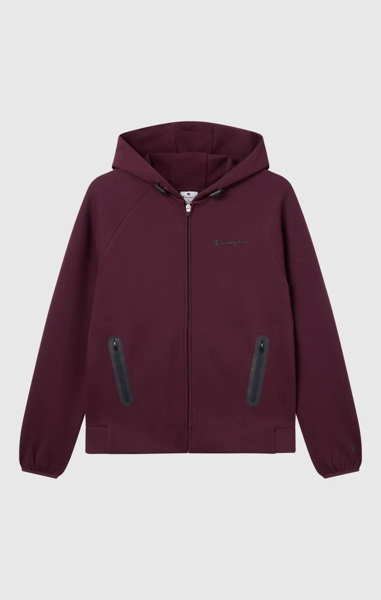 Women’s Full Zip Hoodie Stretch Poly-Cotton Sweatshirt C-Tech - immagine 6