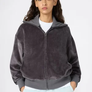 Women's Velour Full Zip Sweatshirt