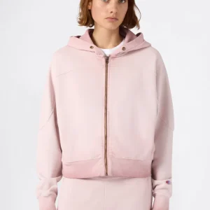 Women’s Washed Full Zip Heavyweight Sweatshirt Hoodie Time Capsule
