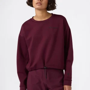 Women’s Crewneck Sweatshirt with Adjustable Hem C-Tech