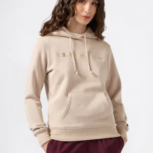 Women’s Fleece Hoodie with Big Embroidered Logo Icons